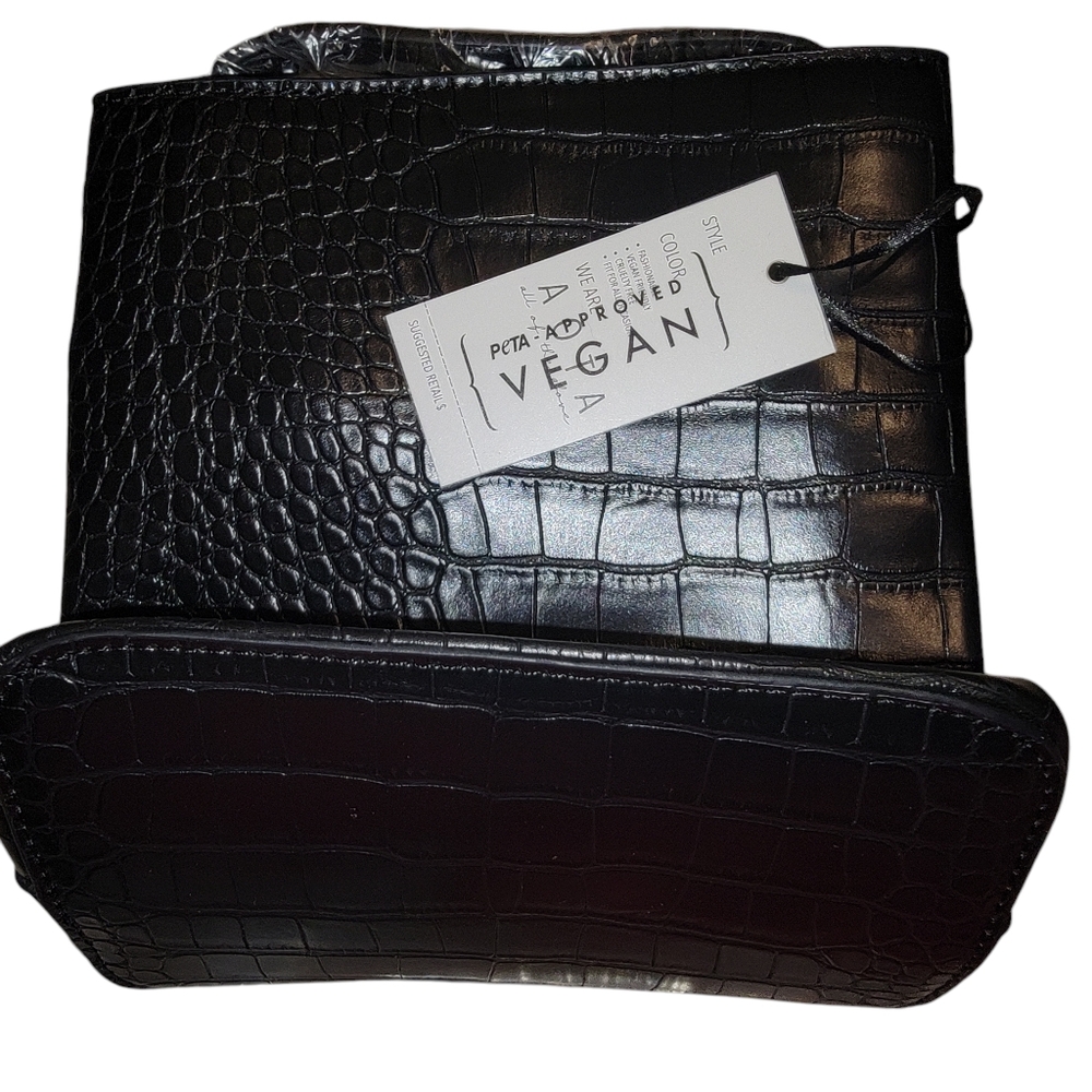 NWT AOTA Elaina Bucket Bag Vegan Leather